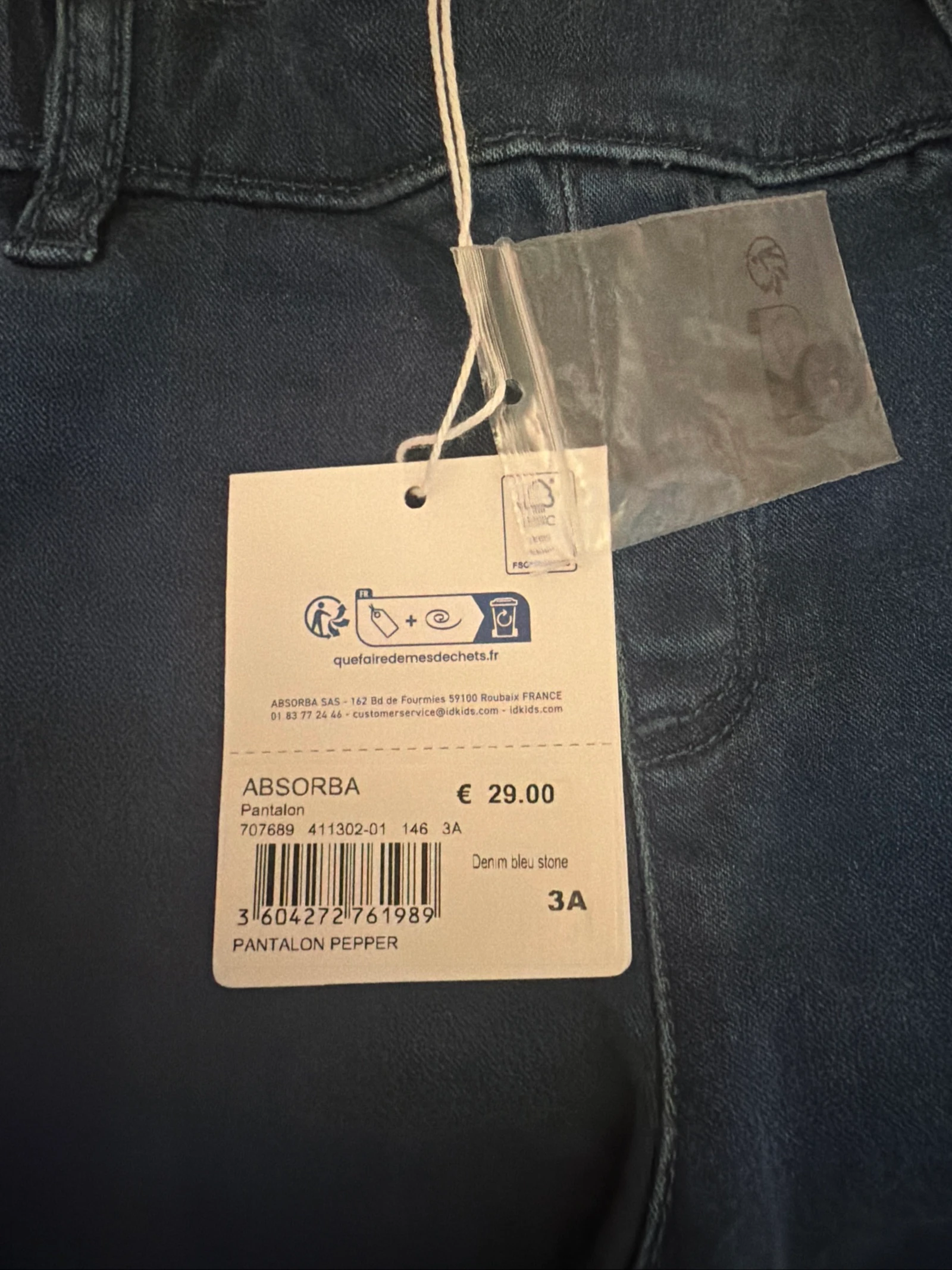 Jean para niña de 3 años absorba nuevo – photo 2